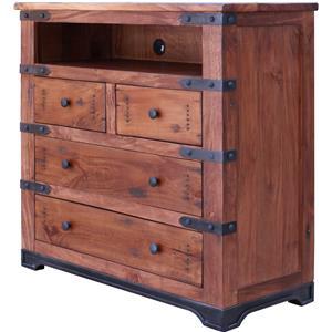 parota direct international furniture drawer console inch tv doors